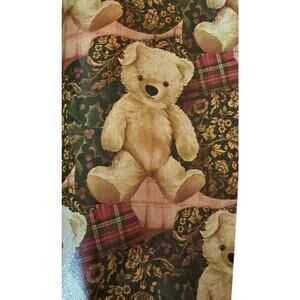 Vintage Sally Foster “Teddy Bears” Wrapping Paper Nursery Craft Duncan SC READ